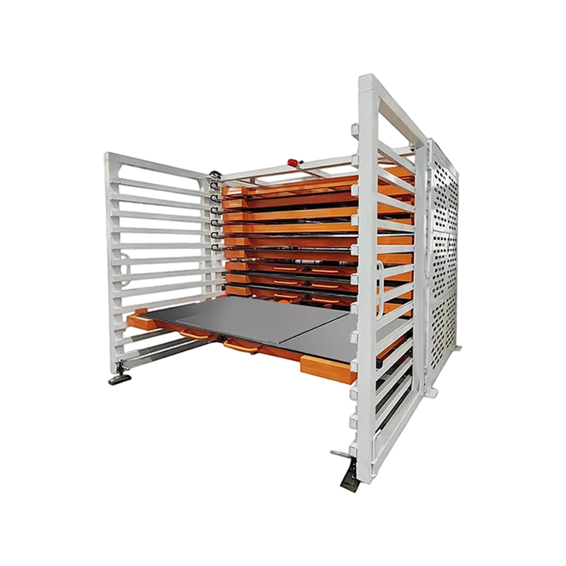 Elektrisches Blechregal mit Schublade