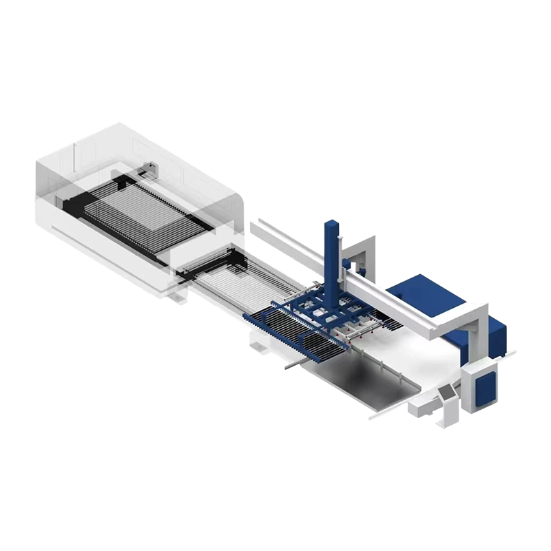 Automatisches Be- und Entladen von Laserblechen der ALG-Serie